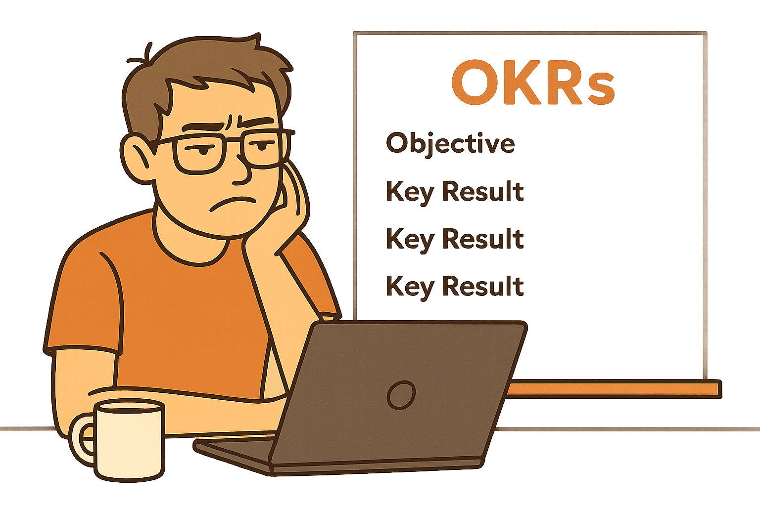 Developer frustrated at too many OKRs