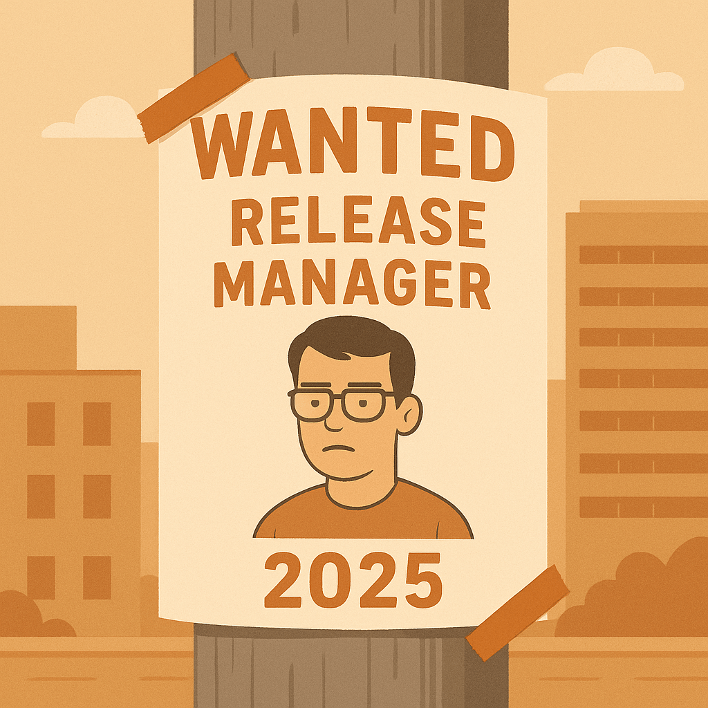 Wanted poster for a Release Manager